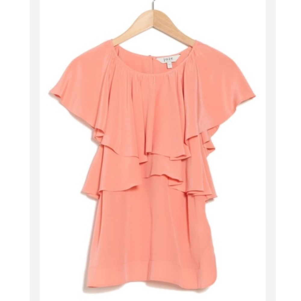 JOIE Tiered Lennon‎ Silk Top